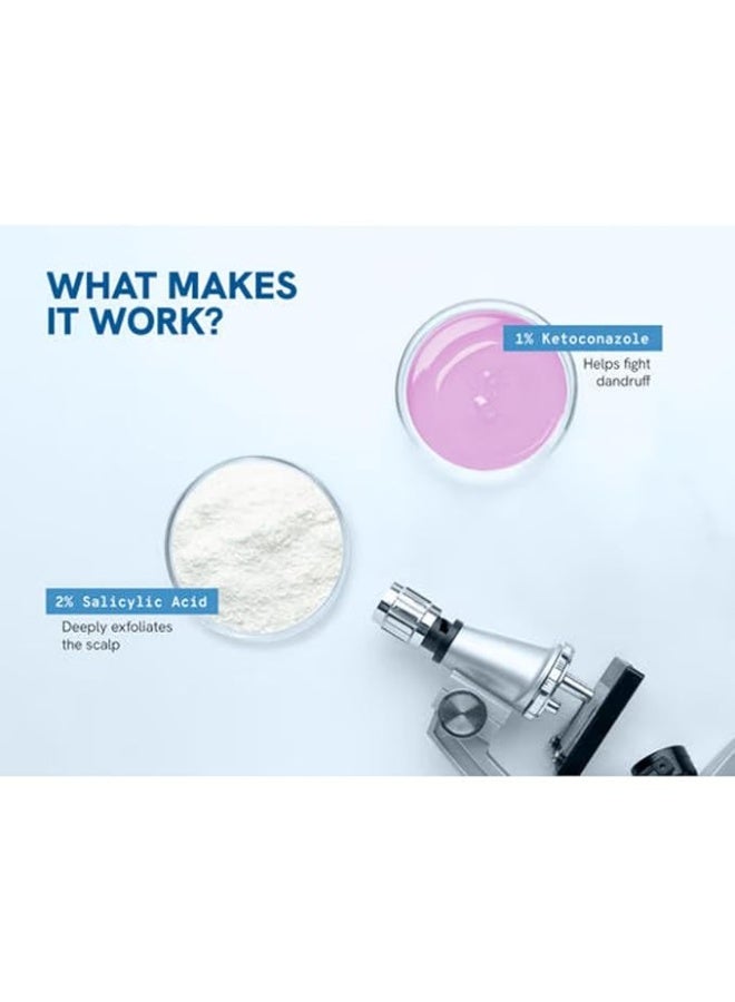 Bodywise Be Bodywise 1% Ketoconazole Anti Dandruff Shampoo 250ml | pH 5.5 | Clinically Proven Actives with 1% Ket Citric Acid, Oat & Aloe Vera Extract | Paraben Free & Vegan - Image 3